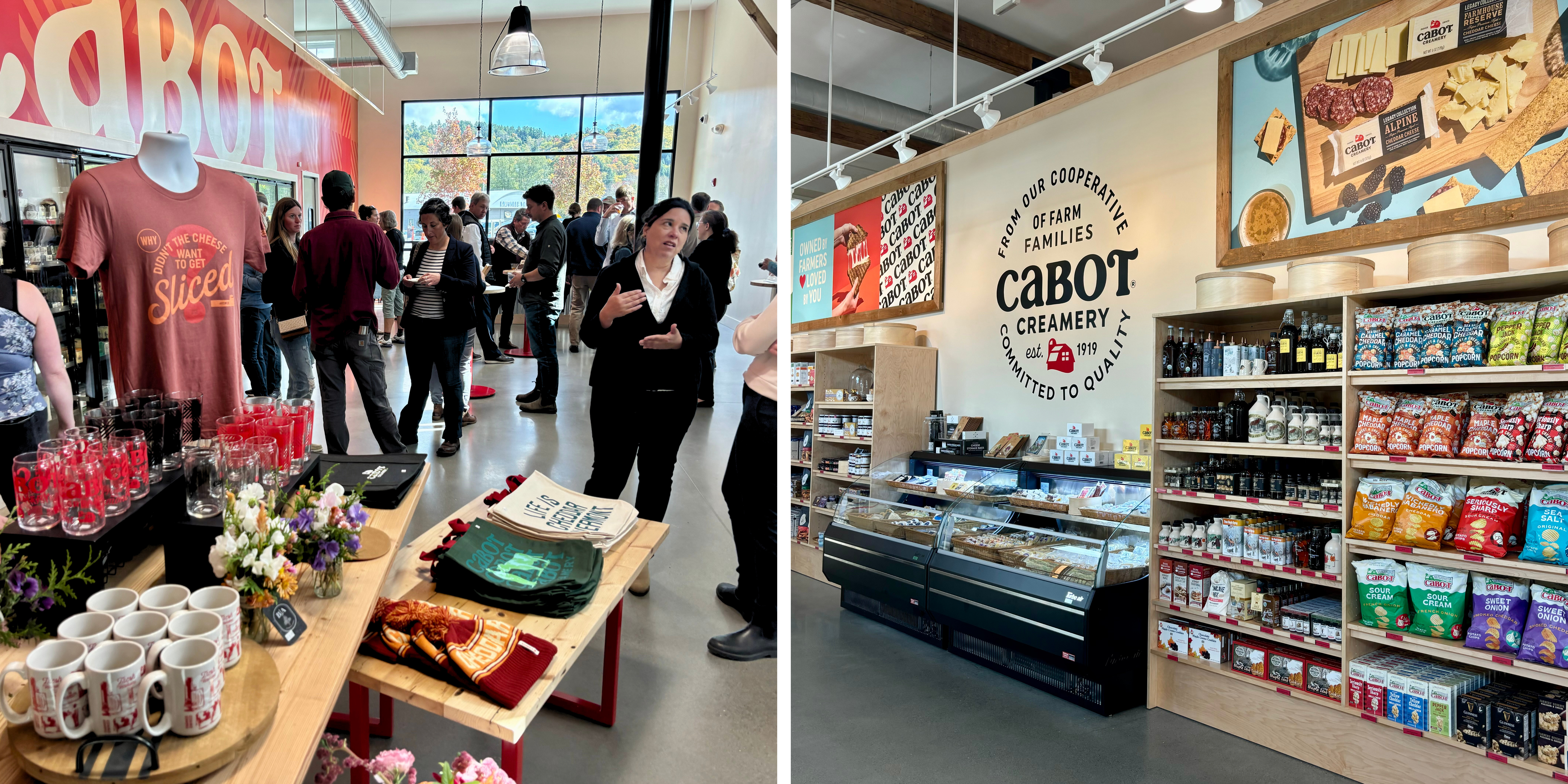 Retail store interior featuring Vermont products.