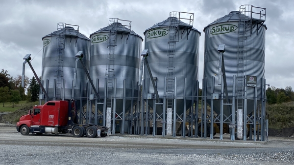 grain silos