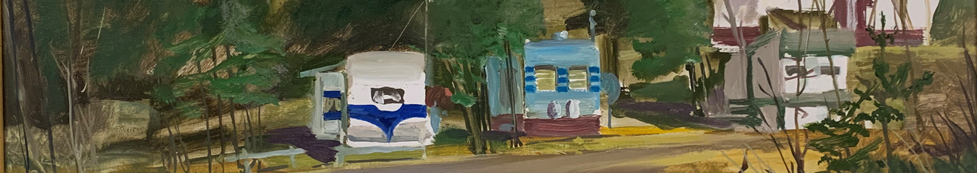 Painting of  Mobile Home Park