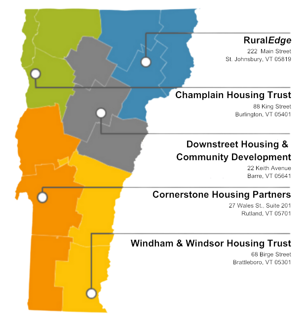 Homeonwership Center Locations Map