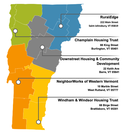 Homeonwership Center Locations Map
