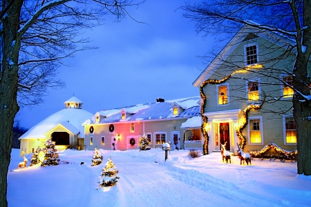 Snow Covered House