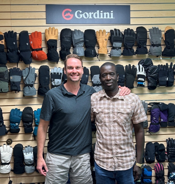 Left: Gordini Director of Operations KJ O'Grady. Right: Gordini Shipping Manager Elhadji Mbengue