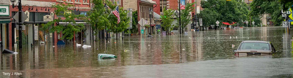 Downtown Montpelier Flood 