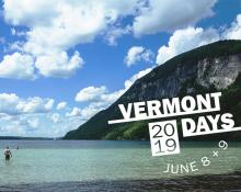Vermont Days is June 8 & 9, 2019.