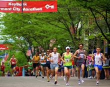 Keybank Vermont City Marathon in Burlington