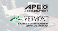 APEX Accelerator and State of Vermont Logos