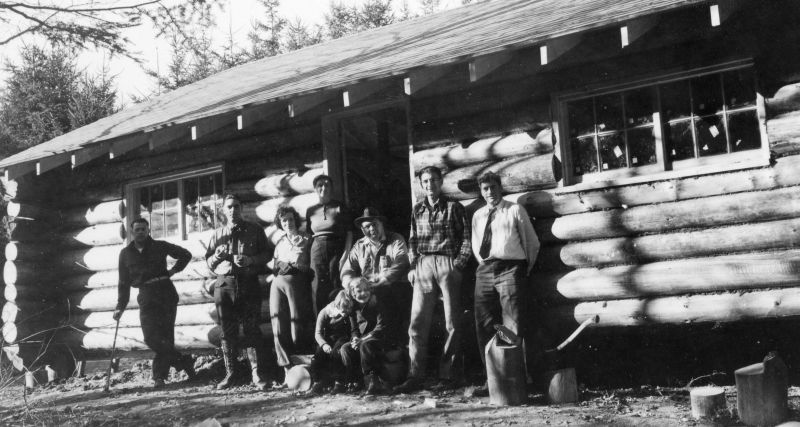 CCC Built Hubbard Lodge at the Middlebury Snow Bowl