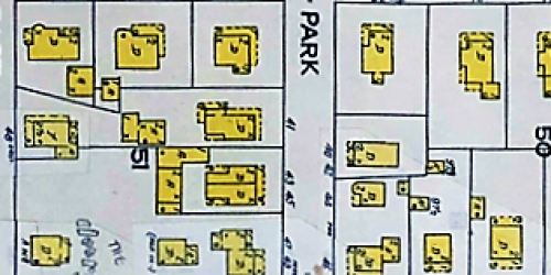 Vintage Barre Housing Map