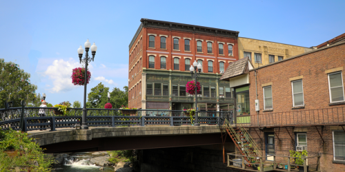 Economic Development. Image of Brattleboro Vermont.