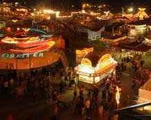 Champlain Valley Fair in Essex Junction, Vermont.