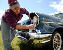 59th Annual Stowe Antique Car Show in Stowe, VT.